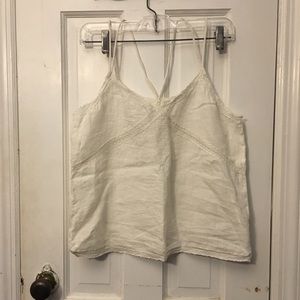 Zara strappy cream top
